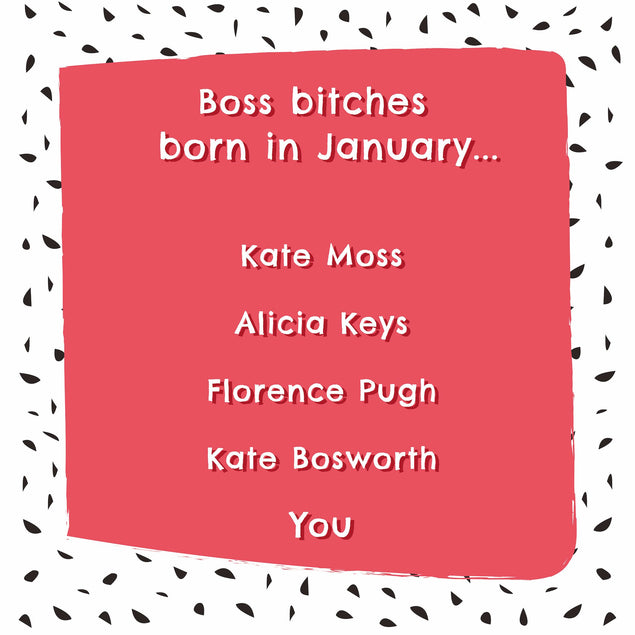 Boss Bitch Happy January Birthday - 1