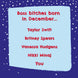 Boss Bitch December Birthday Card