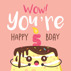 Wow You Are 5 Cute Cake Happy Birthday