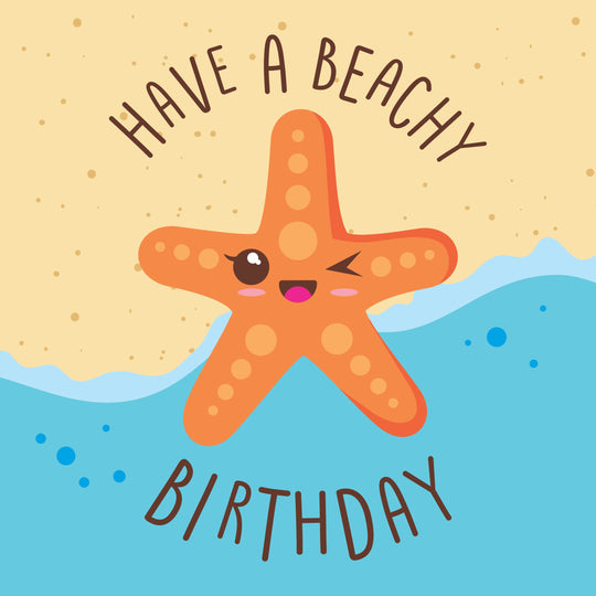 Have A Beachy Birthday Card