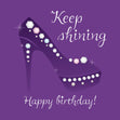 Keep Shining Birthday Card Seo_Crystal