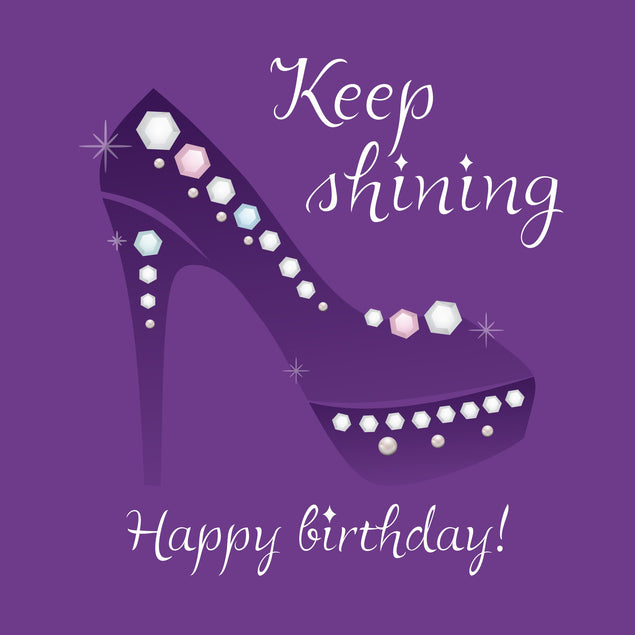 Keep Shining Birthday Card Seo_Crystal