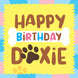 Happy Birthday Doxie Bone And Paw