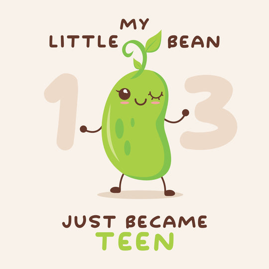 Happy 13th Birthday My Little Bean Card