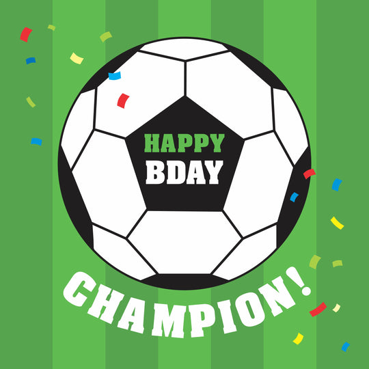 Happy Birthday Champion Football