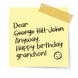 Happy Birthday Grandson Funny Letter