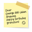 Happy Birthday Grandson Funny Letter