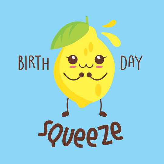 Lemon Squeeze Happy Birthday Card