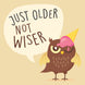 Just Older Not Wiser Happy Birthday