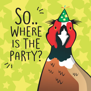 Pheasant Happy Birthday Card Seo_Pheasant 