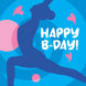 Happy Birthday Beautiful Pilates Card