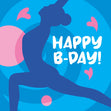Happy Birthday Beautiful Pilates Card Seo_Pilates