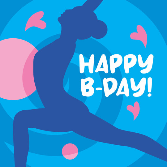 Happy Birthday Beautiful Pilates Card