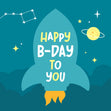 Space Rocket Happy Birthday To You  Seo_Rocket