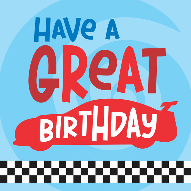 Happy Birthday Sports Car Card Seo_Sports Car