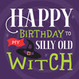 Happy Birthday My Silly Old Witch Card Seo_Witch Occasion_Birthday