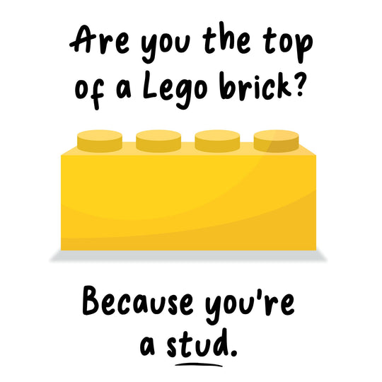 Are You The Top Of A Lego Brick? Card