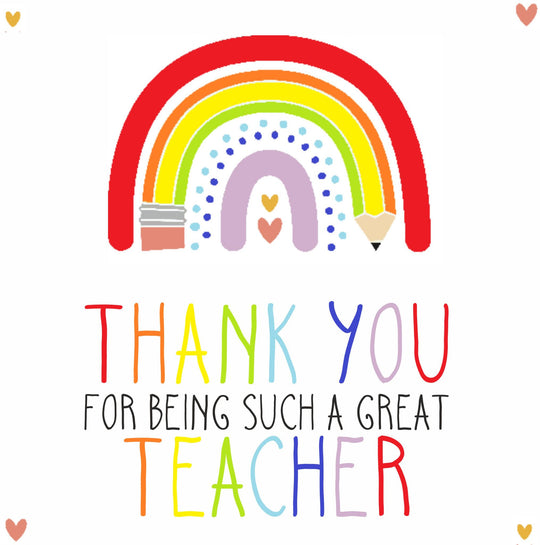 Thank You, Teacher Card