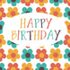 Happy Birthday Flower Power Card