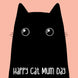 Happy Cat Mum Day Card