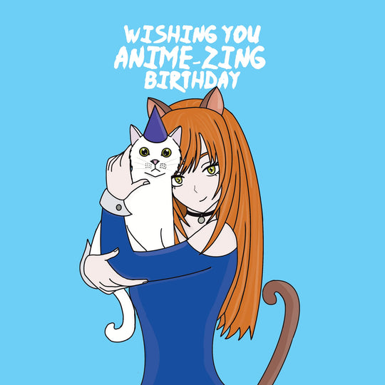 Anime-zing Birthday Card