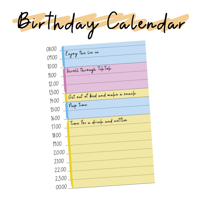 Funny Calendar Birthday Card Boomf
