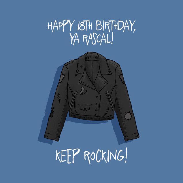 Happy 18th Birthday Son Keep Rocking Milestone Age_18th Birthday Recipient_For Son