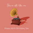 Happy 50th Birthday Son Old Like Me Milestone Age_50th Birthday Recipient_For Son