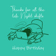 Happy Birthday Thanks For All The Late Night Shifts Card Seo_For Corporate Occasion_Birthday