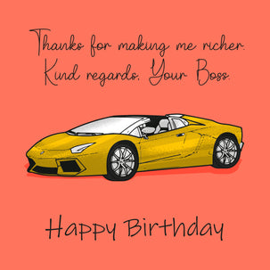 Happy Birthday Thanks For Making Me Richer Card Seo_For Corporate Occasion_Birthday