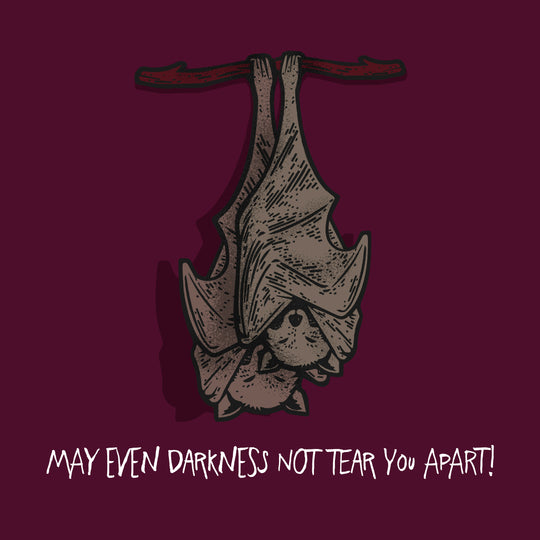 Cute Bats Gothic Wedding Card