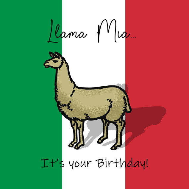 It's Your Birthday Llama Mia Card Occasion_Birthday Seo_Llama
