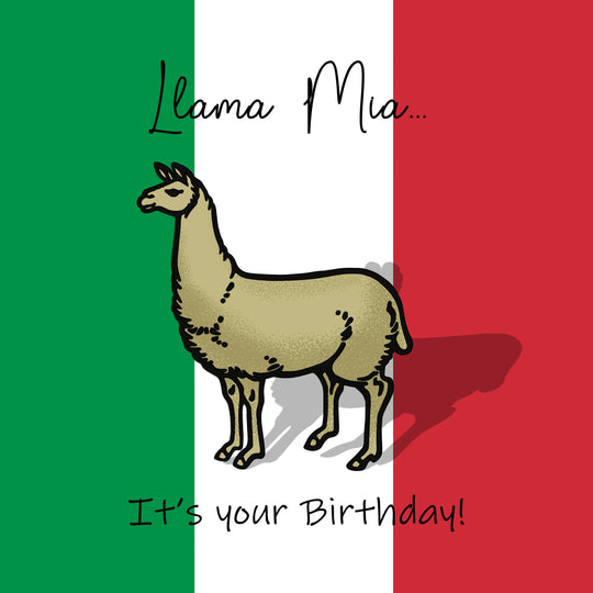 It's Your Birthday Llama Mia Card