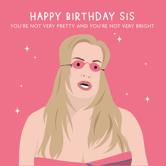 Happy Birthday Sis Cinderella Story Card
