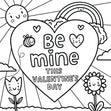 Be Mine Bih Heart Valentine's Day Card Season_Valentine's Day Recipient_For Kids