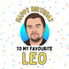 Happy Birthday To My Favourite Leo Card