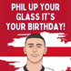 England Phil Foden World Cup Birthday Card