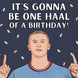 Erling Haaland Birthday Card