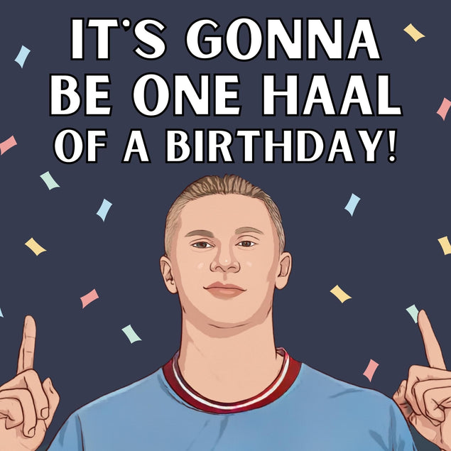 Erling Haaland Birthday Card - 1