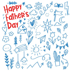 Happy Father's Day Doodle Card