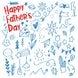 Happy Father's Day Doodle Card