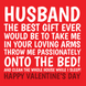 Valentine's Day Best Gift Ever Husband Card