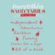 Funny Sagittarius Birthday Card