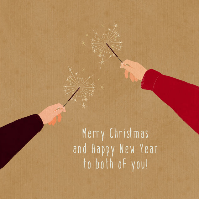 Merry Christmas And Happy New Year Both Of You Bengal Lights