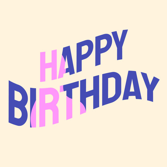 Happy Birthday Pink And Blue