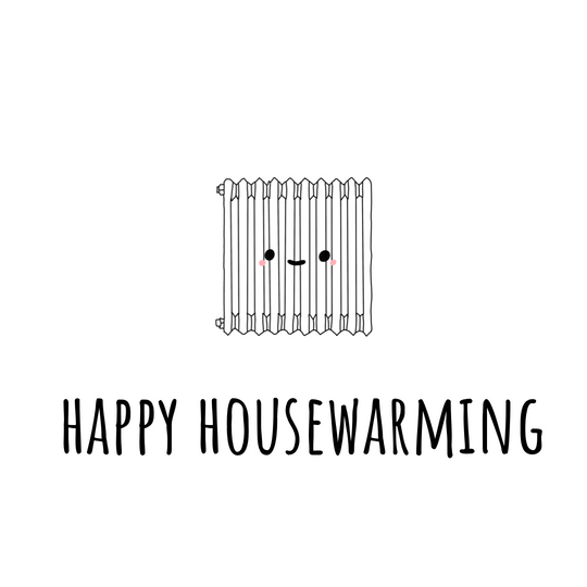 Happy Housewarming Radiator New House Card