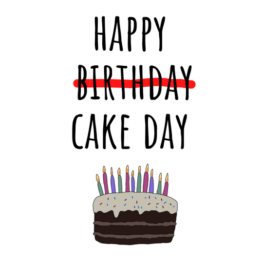 Happy Cake Day Birthday Card