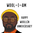 Happy Woollen Anniversary Card