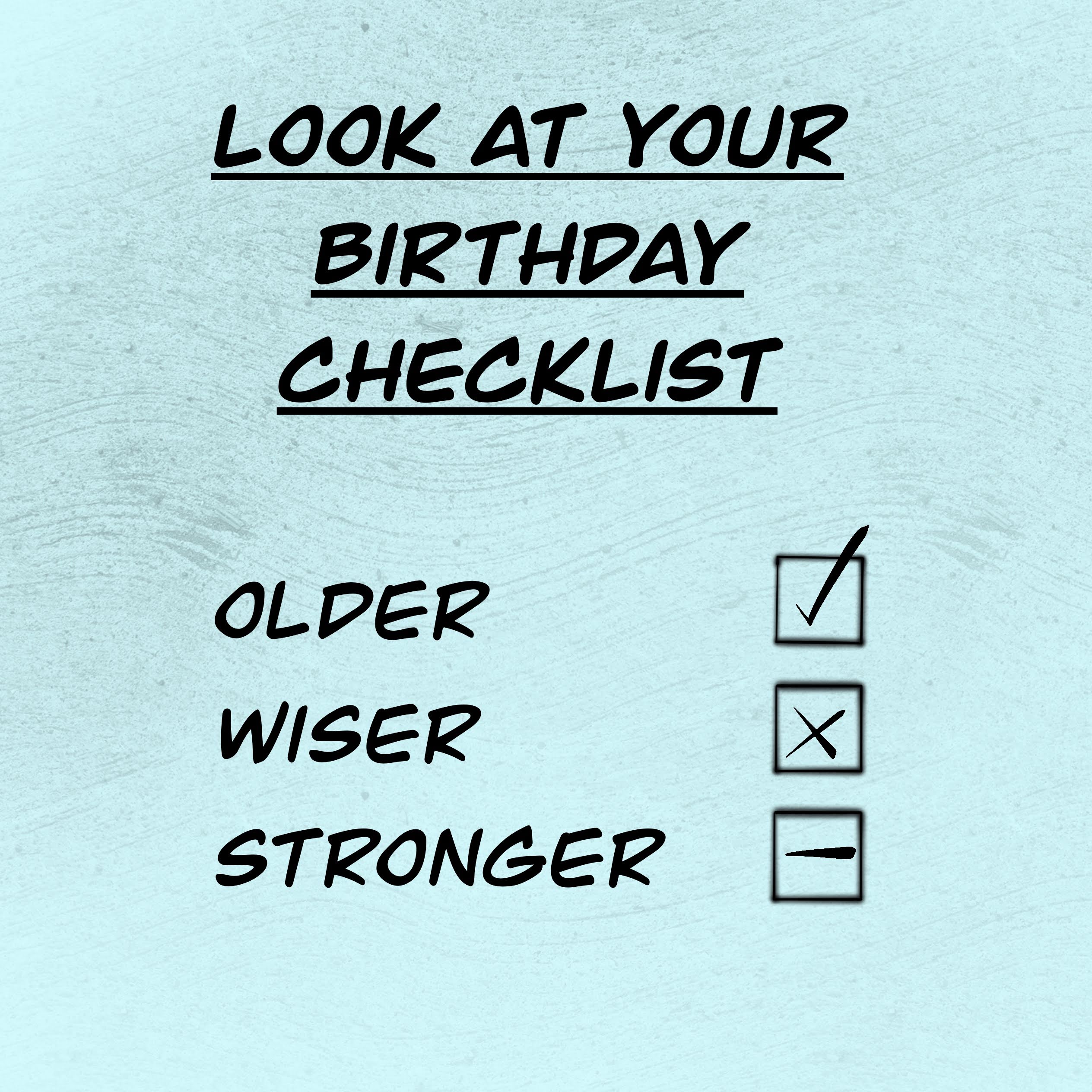 Birthday Inspection Look At Your Birthday Checklist | Boomf
