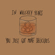 In Wiskey Years You Just Got More Delicious Happy Birthday
